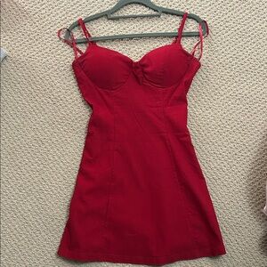 Windsor Red Mini Dress